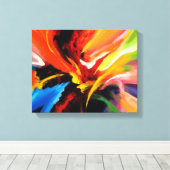 Abstract expressionisme canvas afdruk (Insitu (Houten vloer))