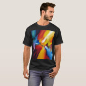 Abstract expressionisme Het schilderen Modern Kleu T-shirt (Voorkant volledig)