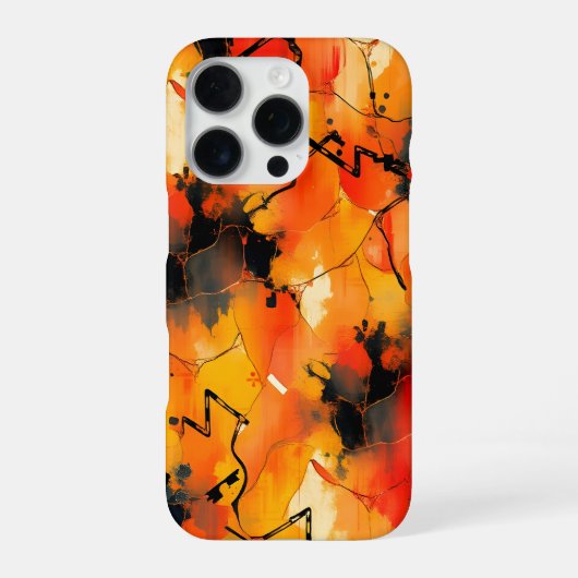 Abstract expressionisme  iPhone hoesje (Achterkant)