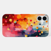 Abstract expressionisme  iPhone hoesje (Achterkant horizontaal)