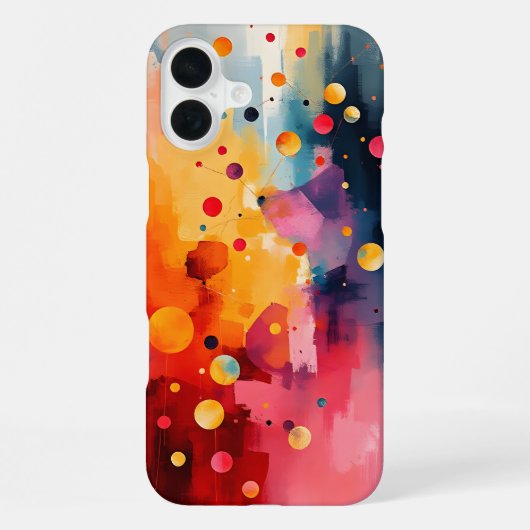 Abstract expressionisme  iPhone hoesje (Achterkant)