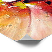 Abstract expressionisme Kunst schildert hedendaags Poster (Hoek)