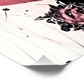Abstract Expressionisme Muurkunst: Mixed Media Perfect Poster (Hoek)