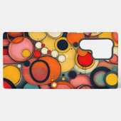 Abstract expressionisme samsung galaxy hoesje (Achterkant horizontaal)