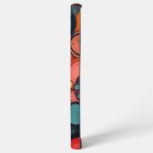 Abstract expressionisme samsung galaxy hoesje (Linkerkant)