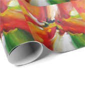 Abstract expressionisme schilderen cadeaupapier (Rol Hoek)