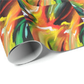 Abstract expressionisme schilderen cadeaupapier (Rol Hoek)