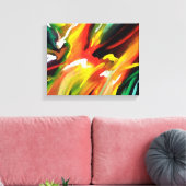 Abstract expressionisme schilderen canvas afdruk (Insitu (Woonkamer))