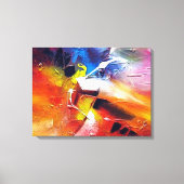 Abstract expressionisme schilderen canvas afdruk (Voorkant)