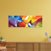 Abstract expressionisme schilderen canvas afdruk (Insitu (Woonkamer))