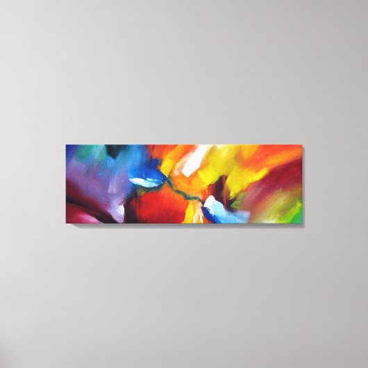 Abstract expressionisme schilderen canvas afdruk (Voorkant)