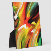 Abstract expressionisme schilderen fotoplaat (Zijkant)