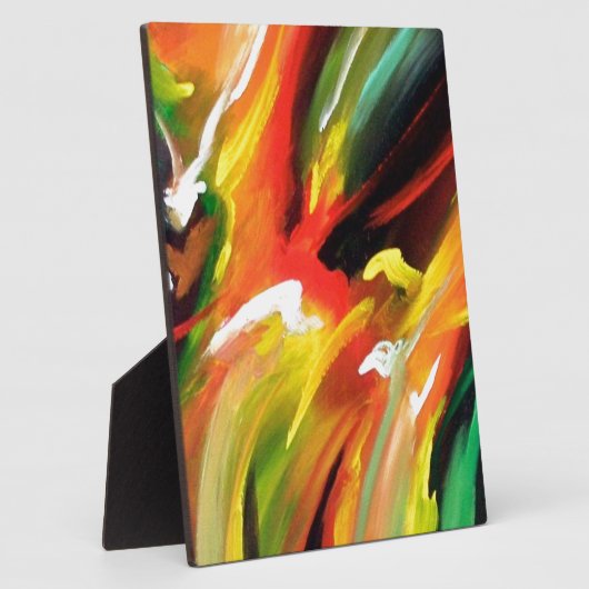 Abstract expressionisme schilderen fotoplaat (Zijkant)