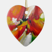 Abstract expressionisme schilderen keramisch ornament (Rechts)