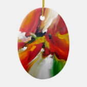 Abstract expressionisme schilderen keramisch ornament (Voorkant)