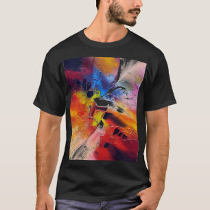 Abstract Expressionisme Schilderen Mannen Modern Z T-shirt