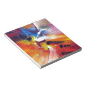 Abstract expressionisme schilderen notitieblok (Schuin)