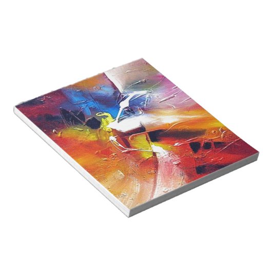 Abstract expressionisme schilderen notitieblok (Schuin)