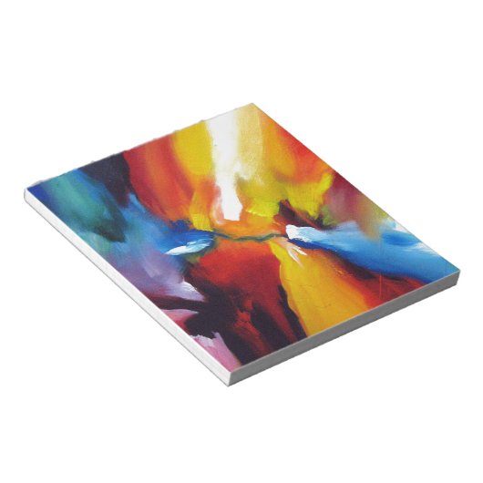 Abstract expressionisme schilderen notitieblok (Schuin)