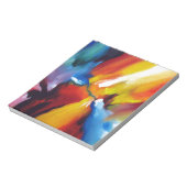 Abstract expressionisme schilderen notitieblok (Linkerzijde)