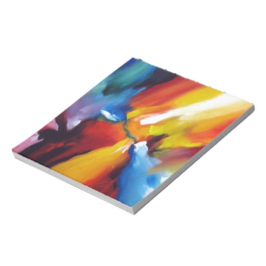 Abstract expressionisme schilderen notitieblok (Linkerzijde)