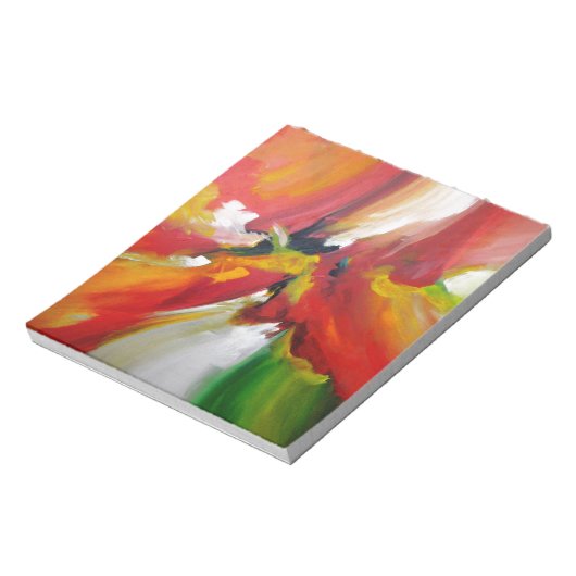 Abstract expressionisme schilderen notitieblok (Linkerzijde)