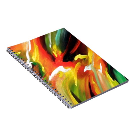 Abstract expressionisme schilderen notitieboek (Rechterzijde)