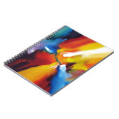 Abstract expressionisme schilderen notitieboek (Linkerzijde)