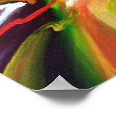 Abstract expressionisme schilderen poster (Hoek)