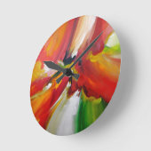 Abstract expressionisme schilderen ronde klok (Hoek)