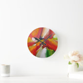 Abstract expressionisme schilderen ronde klok (Huis)