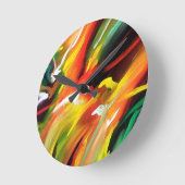 Abstract expressionisme schilderen ronde klok (Hoek)