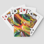 Abstract expressionisme schilderen speelkaarten (Achterkant)