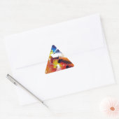 Abstract expressionisme schilderen sticker (Envelop)