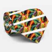 Abstract expressionisme schilderen stropdas (Opgerold)