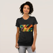 Abstract expressionisme schilderen t-shirt (Voorkant volledig)