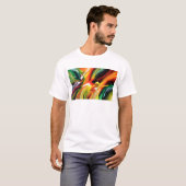 Abstract expressionisme schilderen t-shirt (Voorkant volledig)