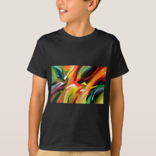 Abstract expressionisme schilderen t-shirt