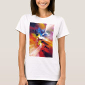 Abstract expressionisme schilderen t-shirt (Voorkant)