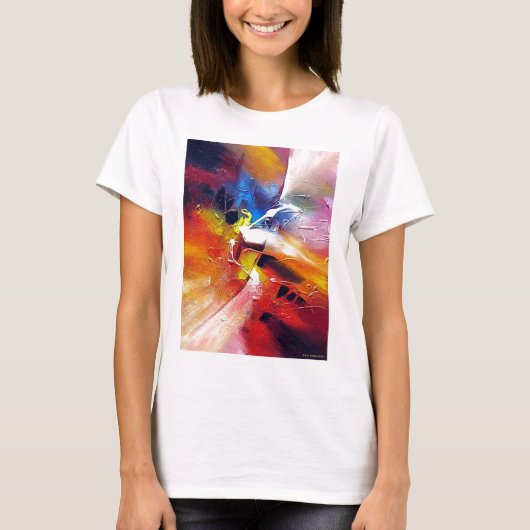 Abstract expressionisme schilderen t-shirt (Voorkant)