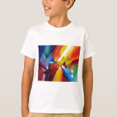 Abstract expressionisme schilderen t-shirt (Voorkant)