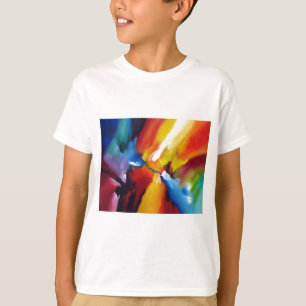 Abstract expressionisme schilderen t-shirt