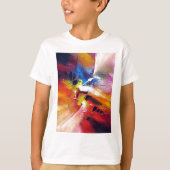 Abstract expressionisme schilderen t-shirt (Voorkant)