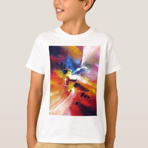 Abstract expressionisme schilderen t-shirt
