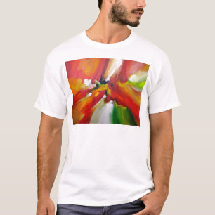 Abstract expressionisme schilderen t-shirt