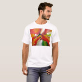Abstract expressionisme schilderen t-shirt (Voorkant volledig)
