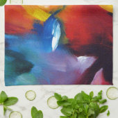 Abstract expressionisme schilderen theedoek (Gevouwen)