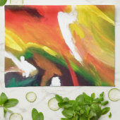 Abstract expressionisme schilderen theedoek (Gevouwen)