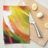 Abstract expressionisme schilderen theedoek (Quarter Fold)