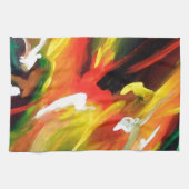 Abstract expressionisme schilderen theedoek (Horizontaal)